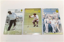 Eleven (11) Open Championship Programs & Pairing Sheets/Pamphlets - 1979-2013