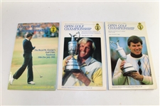 Eleven (11) Open Championship Programs & Pairing Sheets/Pamphlets - 1979-2013
