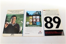 Eleven (11) Open Championship Programs & Pairing Sheets/Pamphlets - 1979-2013