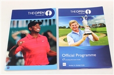 Eleven (11) Open Championship Programs & Pairing Sheets/Pamphlets - 1979-2013