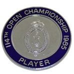 1985 Open Championship at Royal St. Georges Contestant Badge - Sandy Lyle Winner