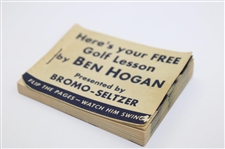 Ben Hogan's 'Smashing Drive' Magic Eye Movie Flip Book Presented by Bromo-Seltzer
