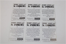 Twelve (12) Bobby Jones 1995 St. Andrews Cards