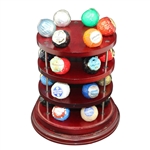 Twenty Three (23) Individually Wrapped Vintage Uk. Golf Balls In Display Case