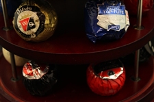 Twenty Three (23) Individually Wrapped Vintage Uk. Golf Balls In Display Case