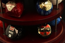 Twenty Three (23) Individually Wrapped Vintage Uk. Golf Balls In Display Case