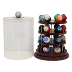 Twenty Three (23) Individually Wrapped Vintage Uk. Golf Balls In Display Case