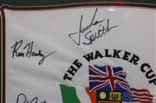 Spieth & US Walker Cup Team Signed Embroidered 2011 at Royal Aberdeen Flag JSA ALOA