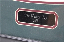 Spieth & US Walker Cup Team Signed Embroidered 2011 at Royal Aberdeen Flag JSA ALOA