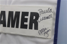 Paula Creamer's 'Annika Celebration' Used Bib Signed by Annika, Ochoa, Paula & Gulbis JSA ALOA