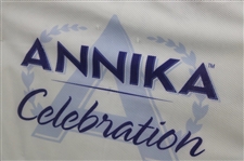 Paula Creamer's 'Annika Celebration' Used Bib Signed by Annika, Ochoa, Paula & Gulbis JSA ALOA