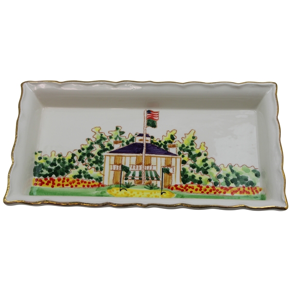 Augusta National Clubhouse Hand Painted Ceramic Masters Dish - Made in Italy 2023
