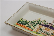 Augusta National Clubhouse Hand Painted Ceramic Masters Dish - Made in Italy 2023
