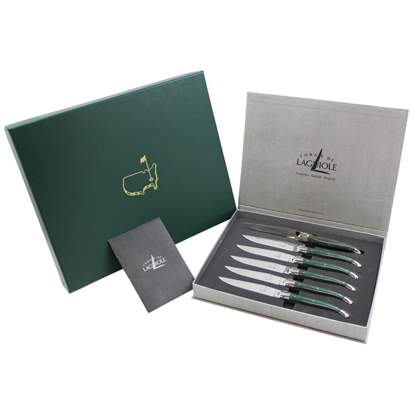 Augusta National Ltd Ed Forge de Laguiole Table Knife Set in Original Box