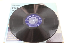 Two (2) Arnold Palmer & Billy Casper Vinyl Records with Discs