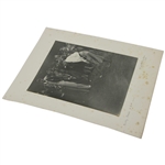 1930 Bobby Jones Chipping at The Open Championship at Hoylake Photo - Signed By The Photographer