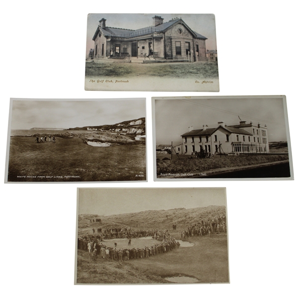 Four Vintage (4) Portrush Postcards