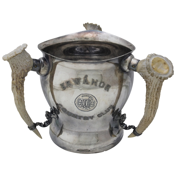 1904 Ekwanok Country Club Independence Cup Winners Trophy with Staghorn Handles