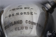 1904 Ekwanok Country Club Independence Cup Winners Trophy with Staghorn Handles
