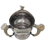 1904 Ekwanok Country Club Independence Cup Winners Trophy with Staghorn Handles