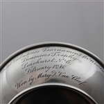1916 Pinehurst Sterling Silver St. Valentine's Tournament for Women Treasurers Trophy