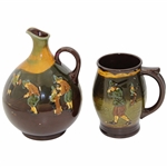 Royal Doulton Kingsware Jug with Matching Mug