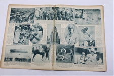 1928 Mid Week Pictorial Magazine w/Open Champion Walter Hagen Holding Claret Jug Cover