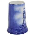 Ceramic Art Co. Hand Painted Blue Beer  Stein