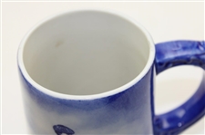 Ceramic Art Co. Hand Painted Blue Beer  Stein
