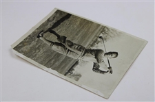 Bobby Jones Inaugural 1934 Masters Tournament Follow-Through Original Wire Photo