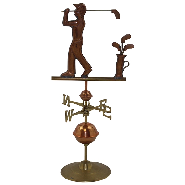 Vintage Golf Themed Weathervane