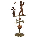 Vintage Golf Themed Weathervane