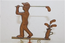 Vintage Golf Themed Weathervane