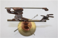 Vintage Golf Themed Weathervane