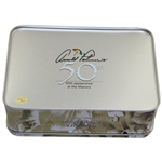 Arnold Palmer Signed 50th Appearance at The Masters Box Set w/Golf Balls & Medal JSA ALOA
