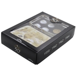 Arnold Palmer Signed 50th Appearance at The Masters Box Set w/Golf Balls & Medal JSA ALOA