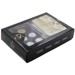 Arnold Palmer Signed 50th Appearance at The Masters Box Set w/Golf Balls & Medal JSA ALOA
