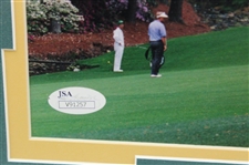 Arnold Palmer Signed Masters Tournament Photo - Framed JSA #V91257