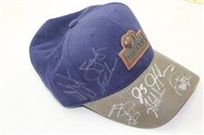 Multi Signed 2008 Ryder Cup at Valhalla Hat, Multi Signed Slammer & Squire Scorecard & Multi Signed LPGA Visor JSA ALOA