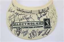 Multi Signed 2008 Ryder Cup at Valhalla Hat, Multi Signed Slammer & Squire Scorecard & Multi Signed LPGA Visor JSA ALOA