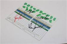 Multi Signed 2008 Ryder Cup at Valhalla Hat, Multi Signed Slammer & Squire Scorecard & Multi Signed LPGA Visor JSA ALOA