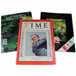 1938 Time Magazine, 1988 US Open Magazine Stamped FDC & Multi Signed 1992 GTE Suncoast Program JSA ALOA