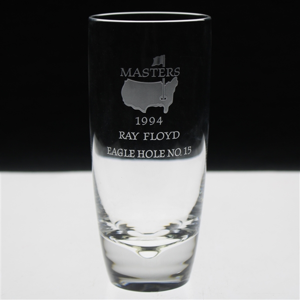 Ray Floyds 1994 Masters Tournament Hole No. 15 Steuben Crystal Eagle Glass