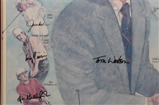 1993 Ryder Cup at The Belfry Poster With Facsimile Signatures- Framed