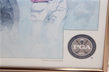 1993 Ryder Cup at The Belfry Poster With Facsimile Signatures- Framed
