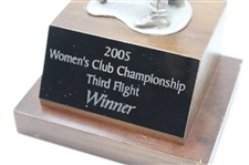 2005 Women's Club Championship Third Flight Winner Putter Boy Trophy