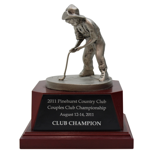 2011 Pinehurst Country Club Couples Club Championship Putter Boy Trophy