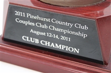 2011 Pinehurst Country Club Couples Club Championship Putter Boy Trophy