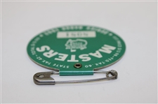1962 Masters Tournament SERIES Badge #8081 - Arnold Palmer Winner