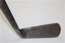 Cann & Taylor Wood Shaft Putter Circa 1910 Left Handed Shaft Stamp
